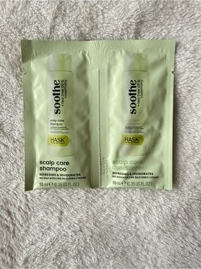 HASK Soothe Scalp Care Shampoo & Conditioner SAMPLE tea tree oil + rosemary